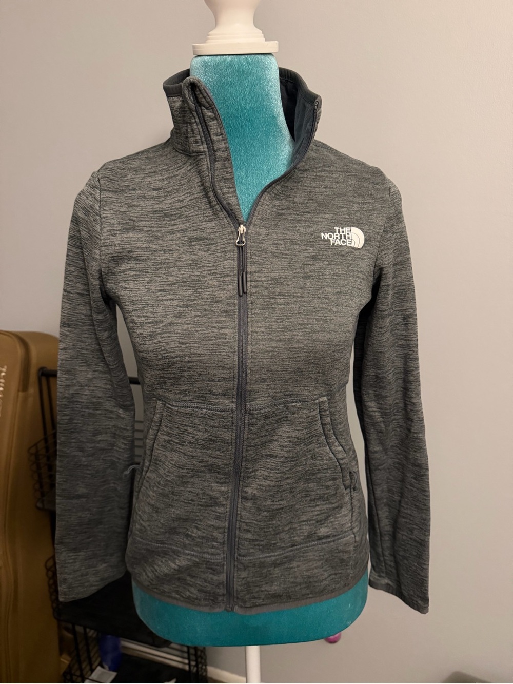The North Face Women's Grey Full-Zip Jacket